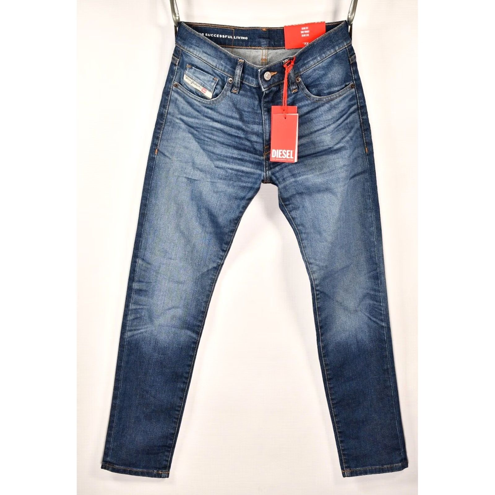 Diesel Diesel Jeans Slim Men W28/L30 D-Strukt 2019 Blue 99% Cotton 1% Elastane Skinny 5 Pocket Size US 28 / EU 44 - 2 Thumbnail