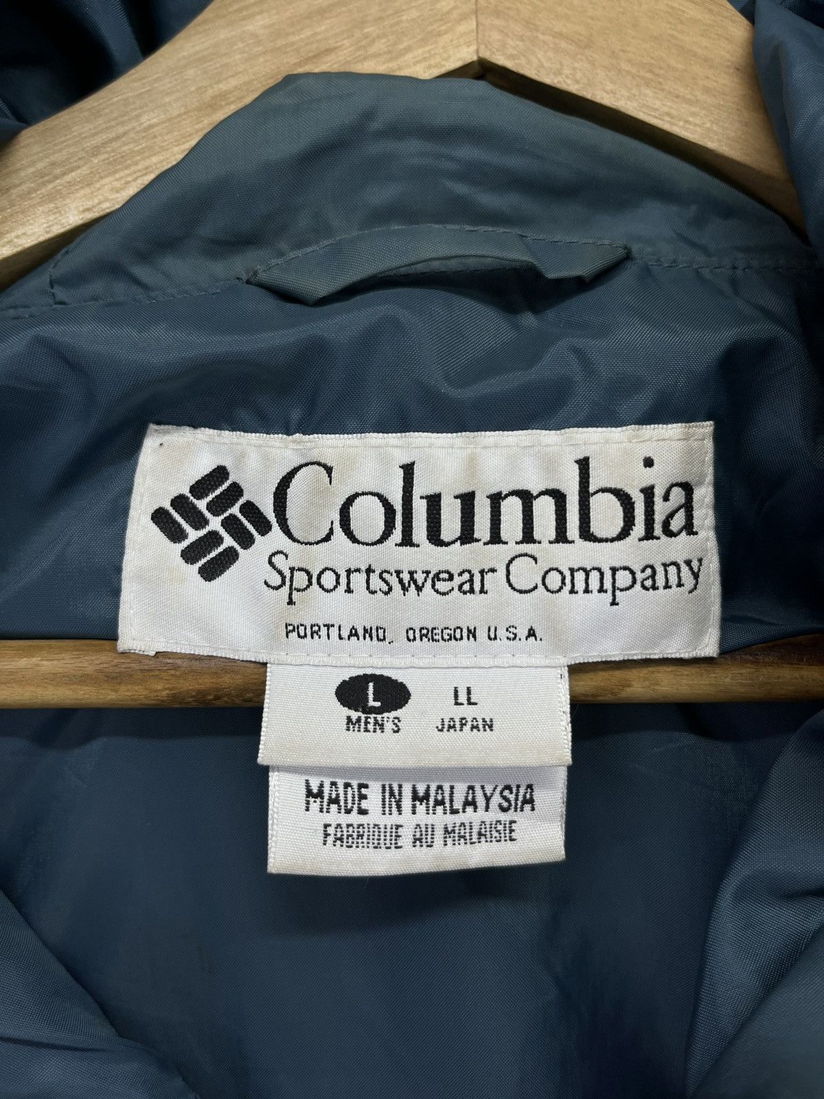 Columbia × Vintage Vintage Columbia Rare Hooded Half Zipper Anorak Size US L / EU 52-54 / 3 - 11 Thumbnail