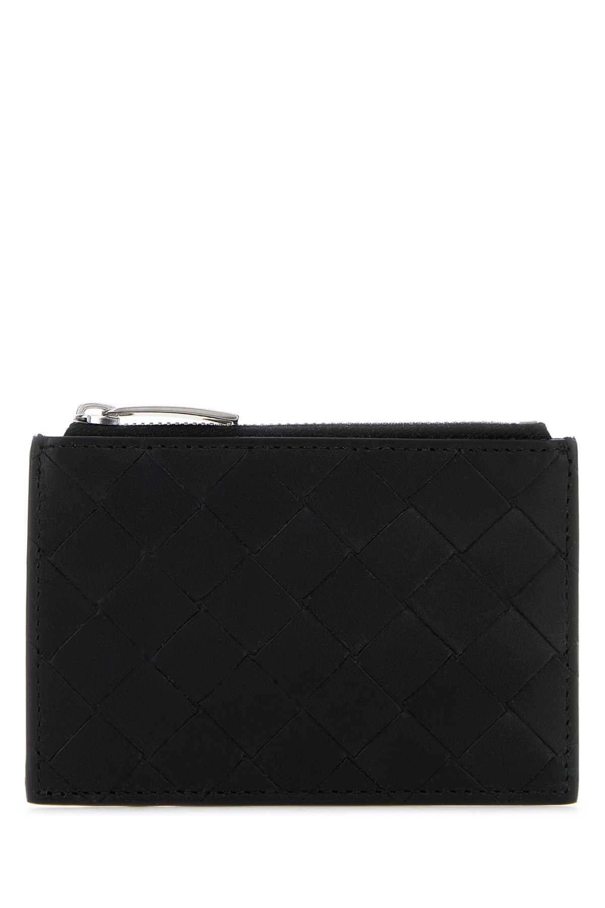 Bottega Veneta Black Leather Card Holder Size ONE SIZE - 1 Thumbnail