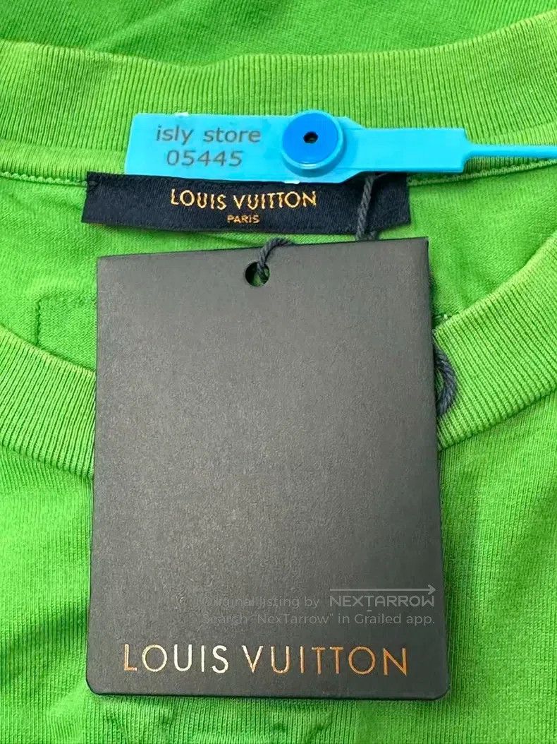 Louis Vuitton Louis Vuitton Solid Logo Crew Neck Short Sleeve Size US XL / EU 56 / 4 - 4 Thumbnail