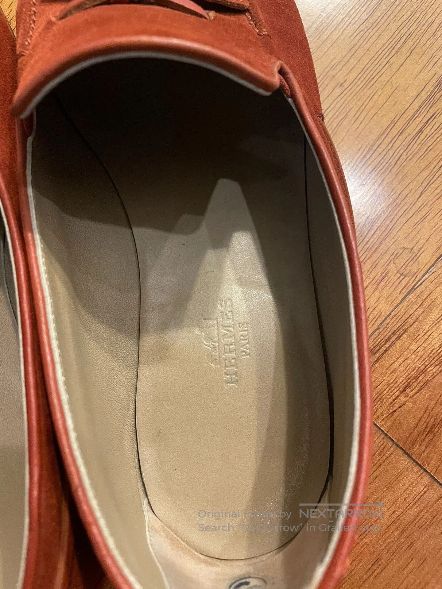 Hermes hermes men's suede loafers in excellent condition. Size US 10 / EU 43 - 5 Thumbnail