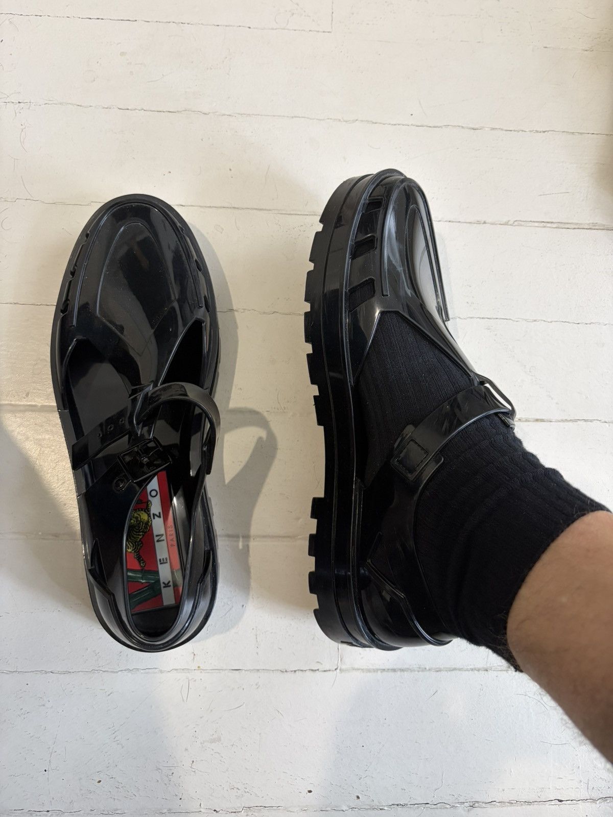 Kenzo Kenzo Rubber Mary Jane Sandals Size US 9 / EU 42 - 3 Thumbnail
