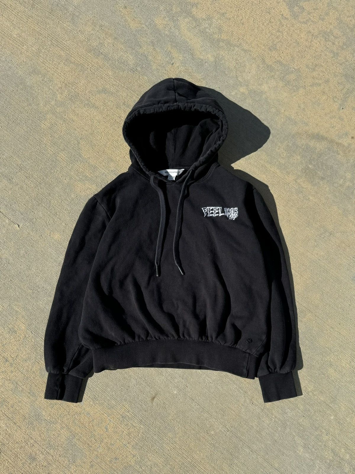 Eleven Paris Eleven Paris “Feeling” Men’s Hoodie Black Size US M / EU 48-50 / 2 - 2 Thumbnail