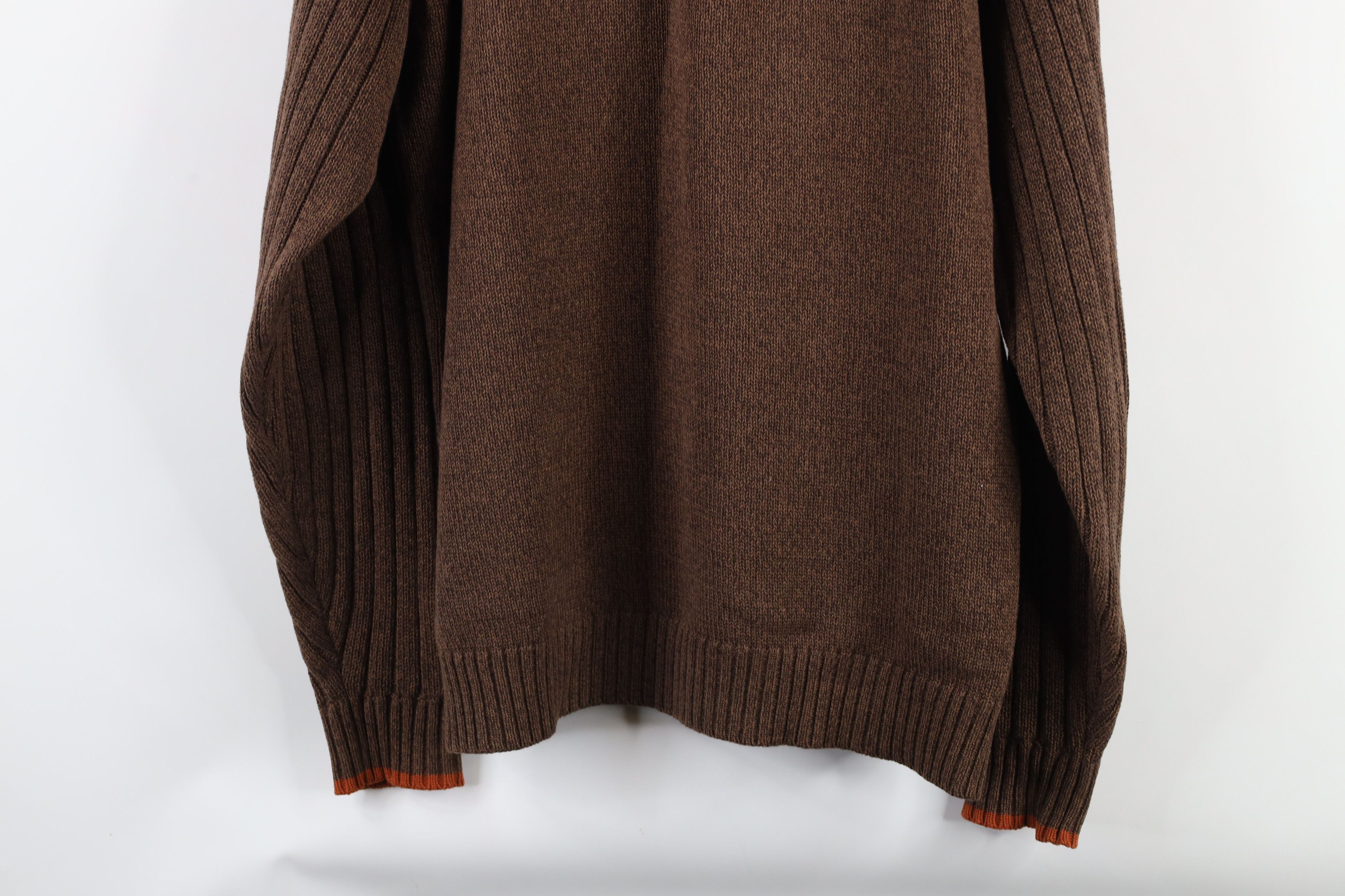 Columbia × Vintage Vintage Columbia Cotton Ribbed Knit Sweater Heather Brown Size US M / EU 48-50 / 2 - 12 Thumbnail