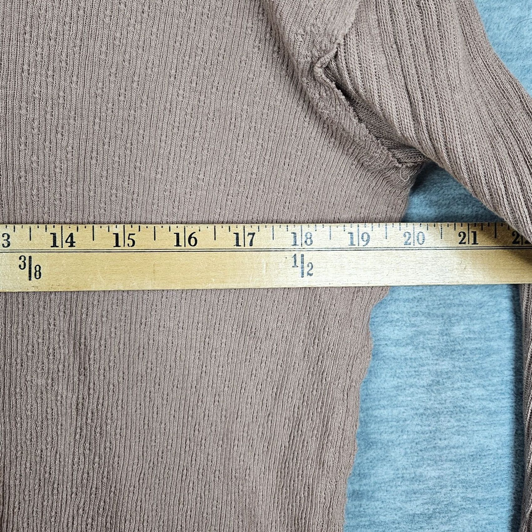 Vintage We The Free Women's Strawberry Roan Turtle Neck Ribbed Long Sleeve Top Sz S New Size S / US 4 / IT 40 - 2 Thumbnail