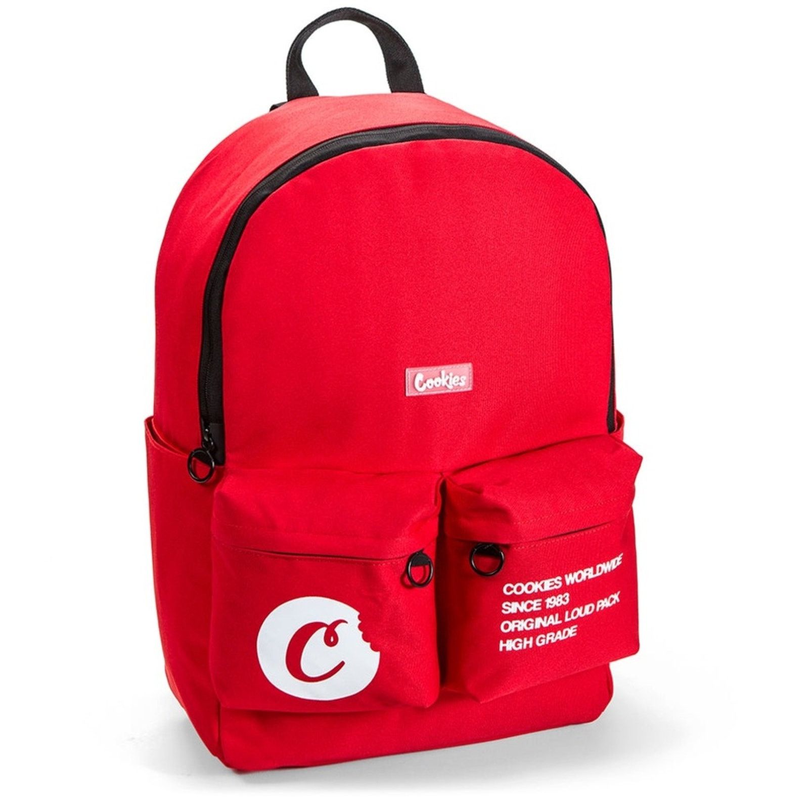 Cookies NWT Cookies Orion Canvas Smell Proof Backpack in Red Black Size ONE SIZE - 1 Thumbnail