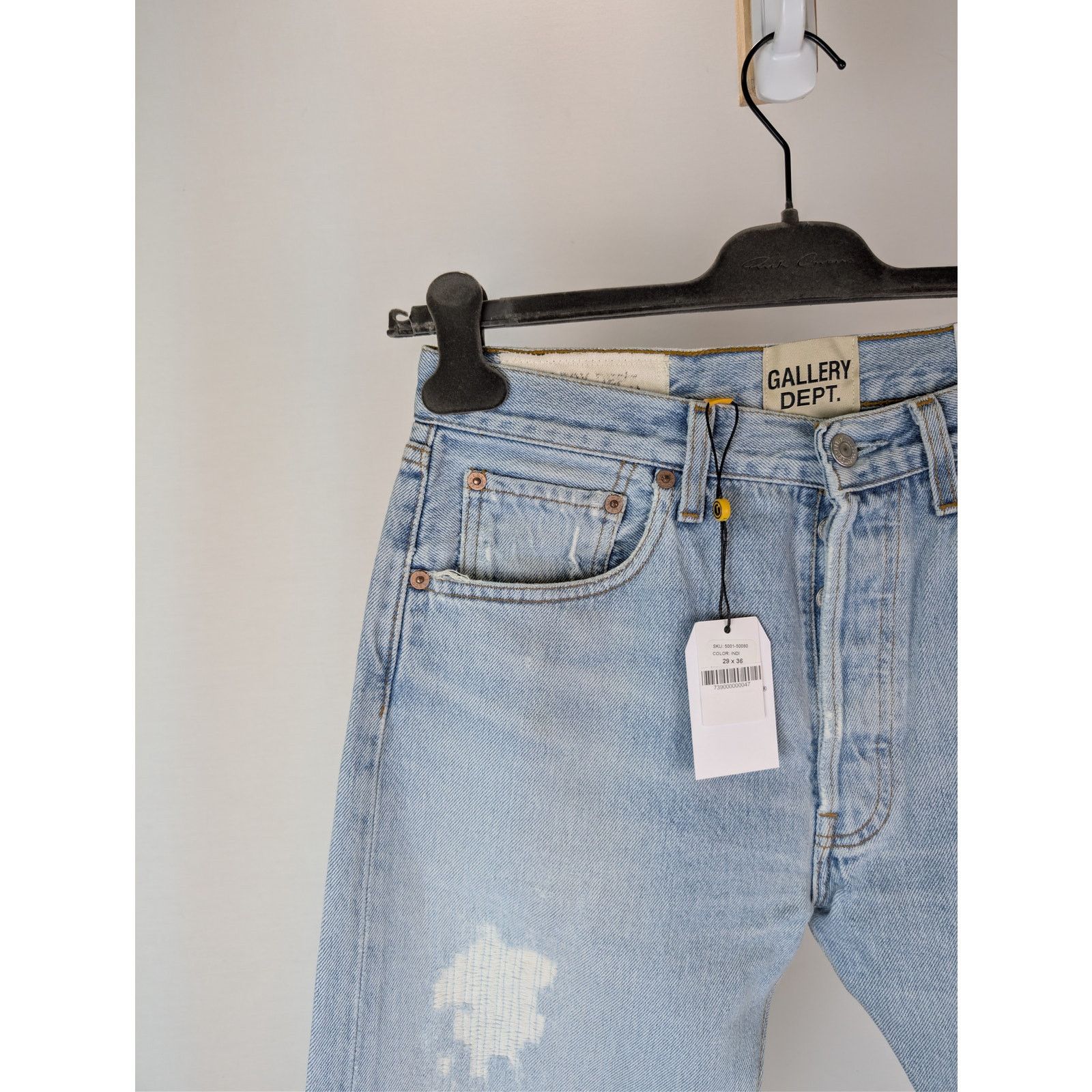 Gallery Dept. o1rshd1 5001 Denim Jeans in Indigo Blue Size US 29 - 6 Thumbnail
