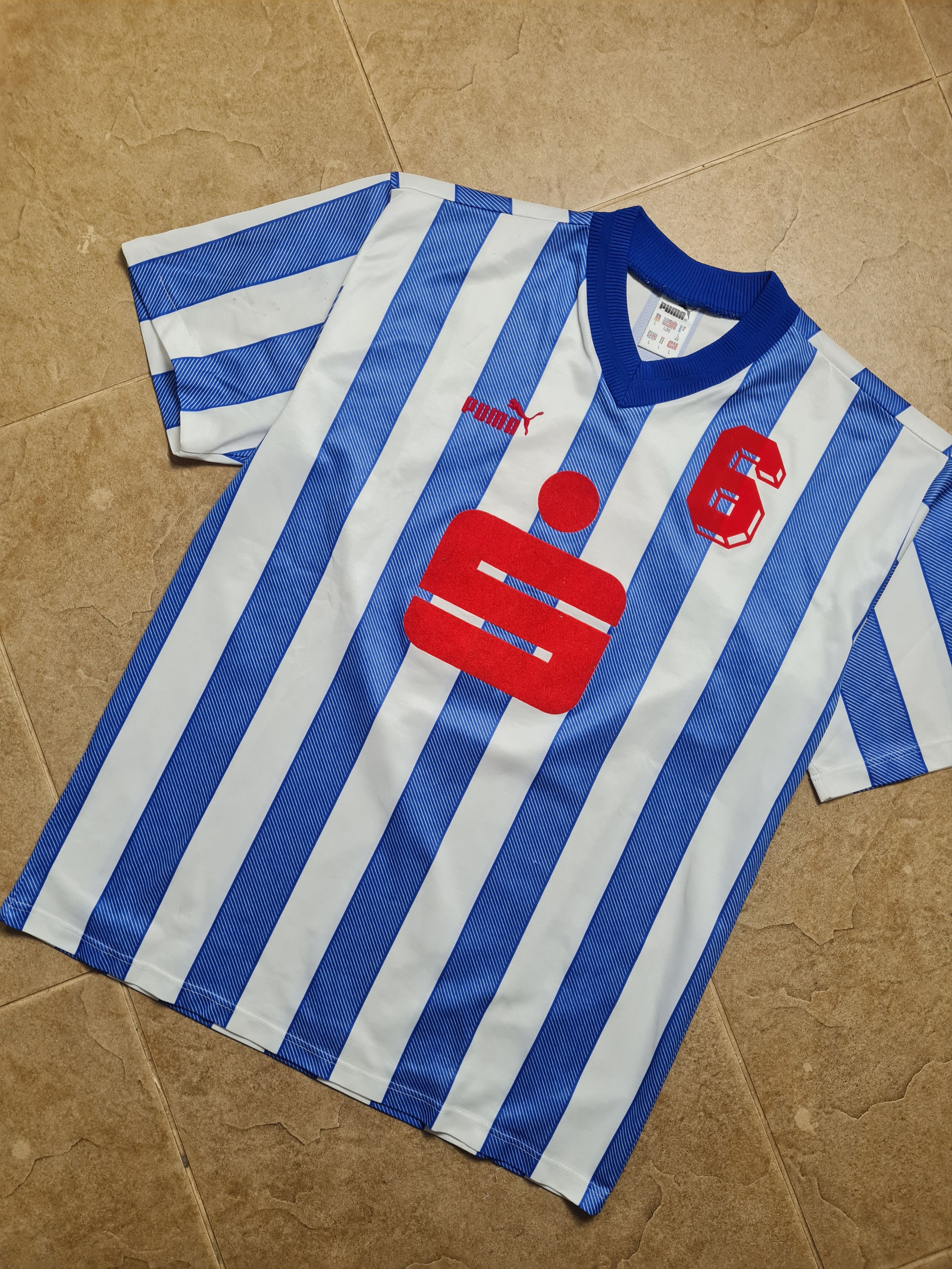 Puma Vintage Football Jersey Puma1980-1990x Soocer T-Shirts Size US L / EU 52-54 / 3 - 4 Thumbnail