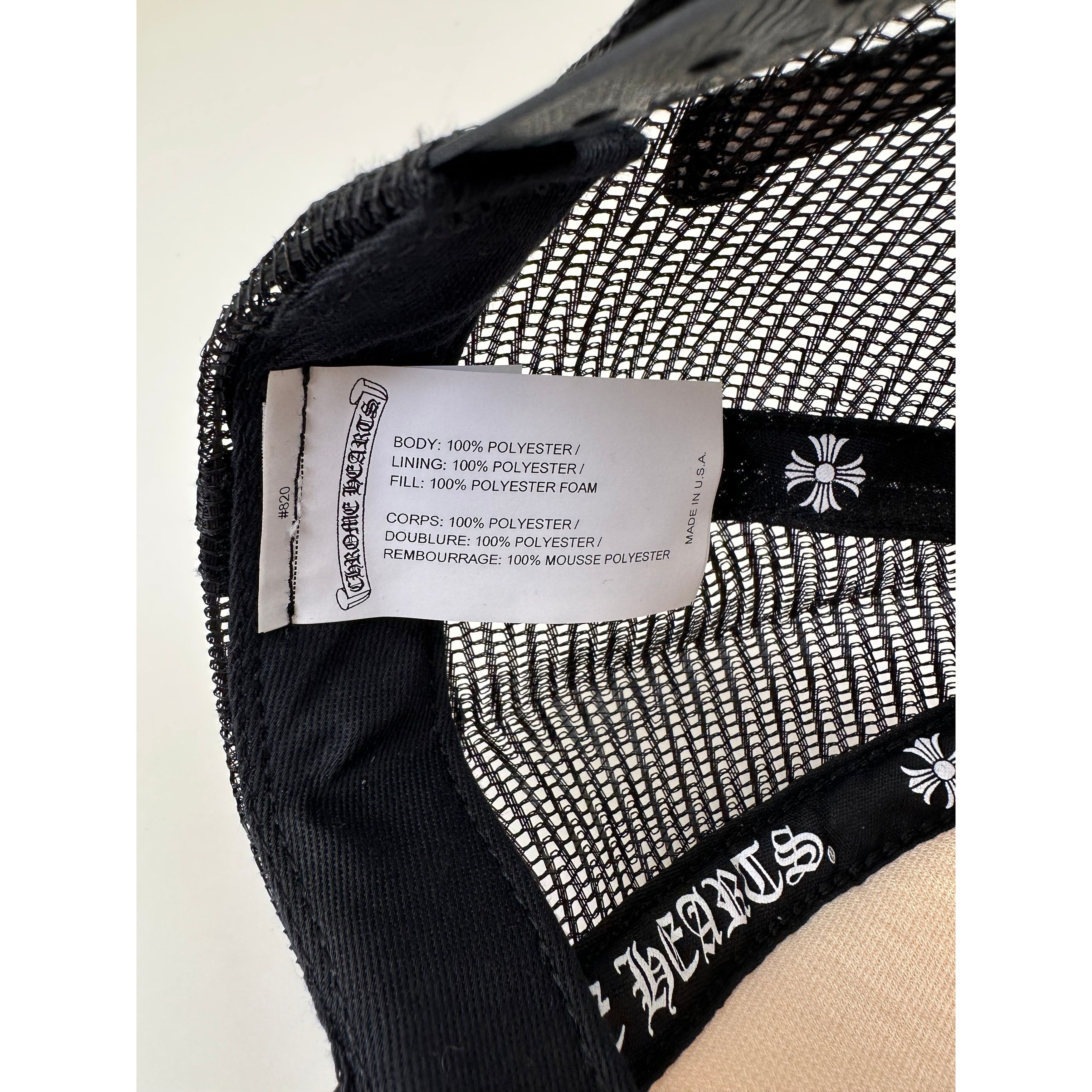 Chrome Hearts CH Sex Records Link Trucker Hat Size ONE SIZE - 12 Thumbnail