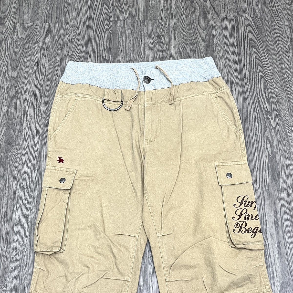 Japanese Brand Gotcha Cargo Baggy Pant Embroidery Pocket Lgb Style 🟥 Size US 32 / EU 48 - 2 Thumbnail