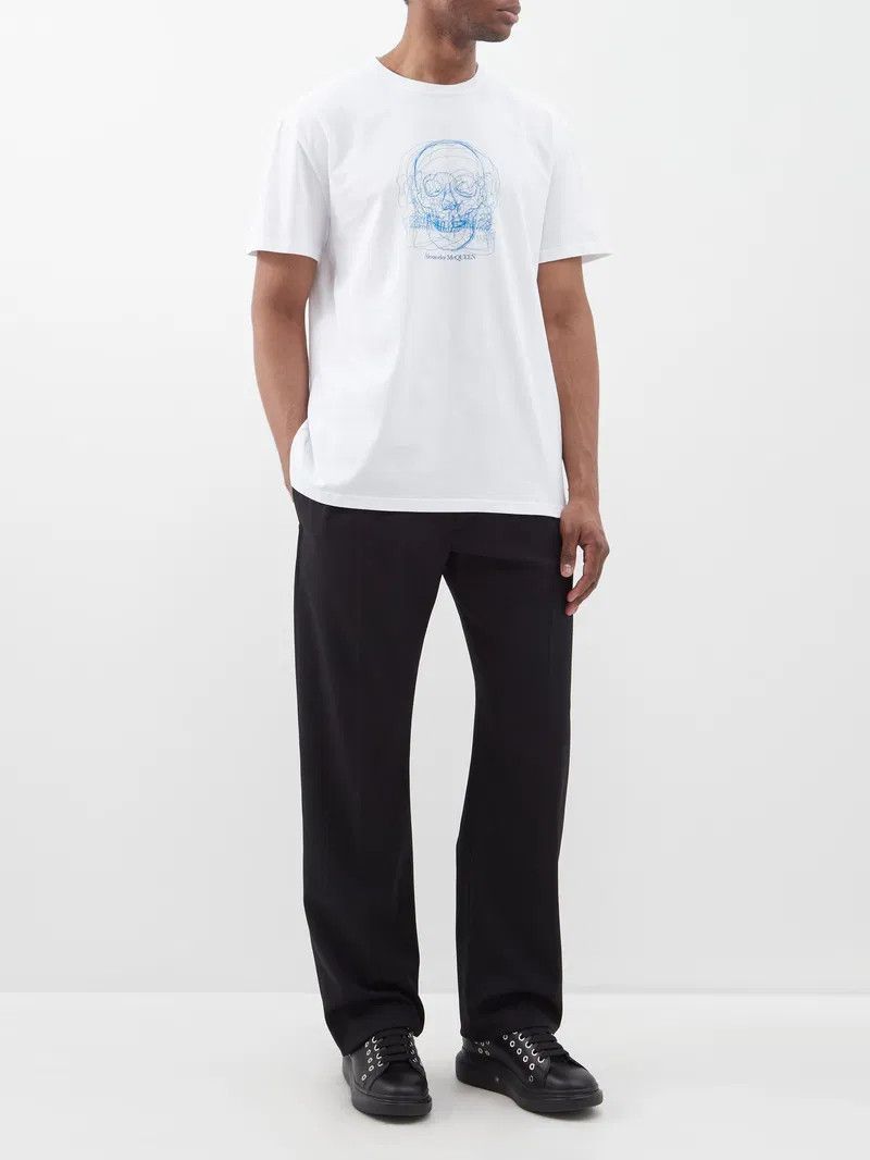 Alexander McQueen ALEXANDER MCQUEEN white regular fit Skull t-shirt Medium q Size US M / EU 48-50 / 2 - 3 Thumbnail