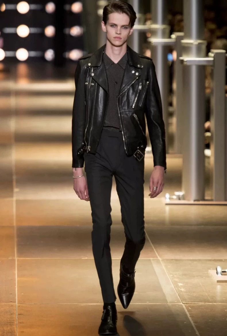 Saint Laurent Paris Saint Laurent Lambskin Multi-Zip Leather Jacket-2506 Size US L / EU 52-54 / 3 - 7 Thumbnail