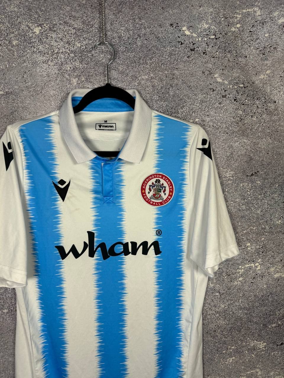 Macron Accrington Stanley 2023/24 Away Macron Soccer Jersey Size US M / EU 48-50 / 2 - 2 Thumbnail