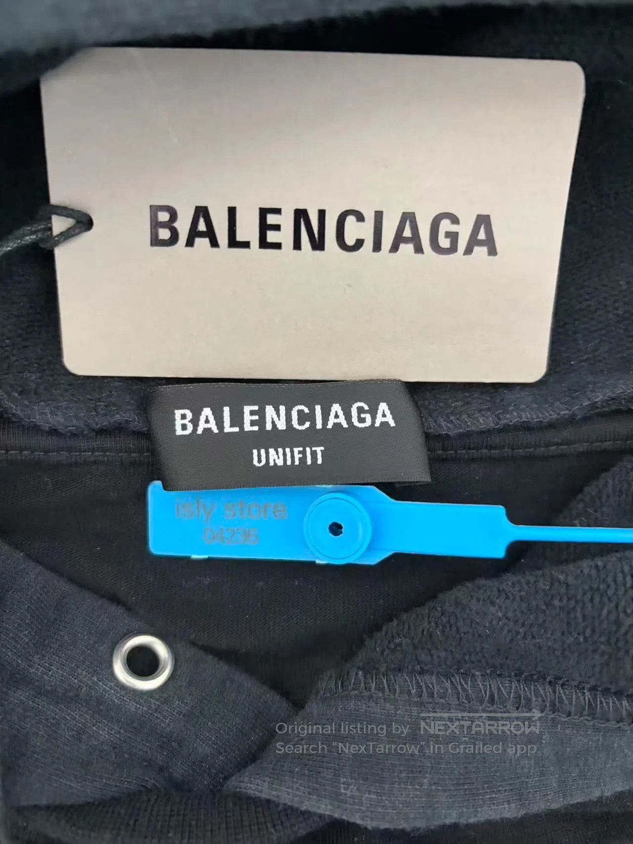 Balenciaga Balenciaga Men's Art Print Oversized Hooded T-Shirt. Size US L / EU 52-54 / 3 - 4 Thumbnail