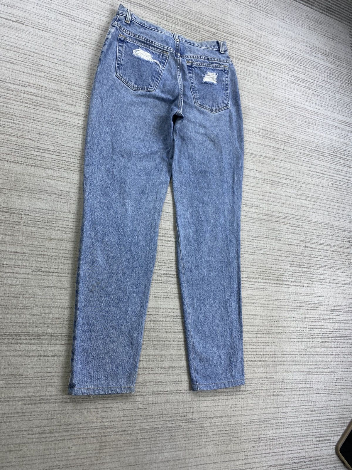If Six Was Nine × Jones New York × Vintage Vintage Jones Jeans Ripped Style Denim Pants Size US 28 / EU 44 - 5 Thumbnail