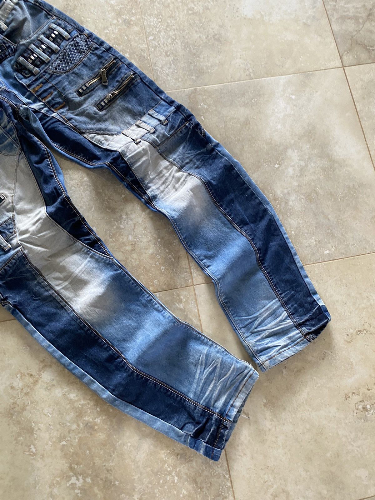 Japanese Brand Vintage Japanese Style Hybrid Denim Jeans Y2k Avand-Garde Size US 34 / EU 50 - 5 Thumbnail