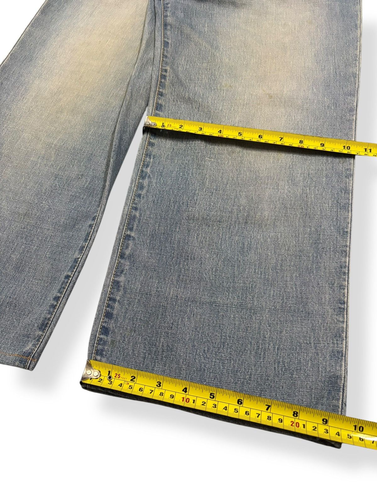 45rpm Vintage Japanese Brand 45rpm Blue Wash Baggy Jeans Size US 29 - 15 Thumbnail