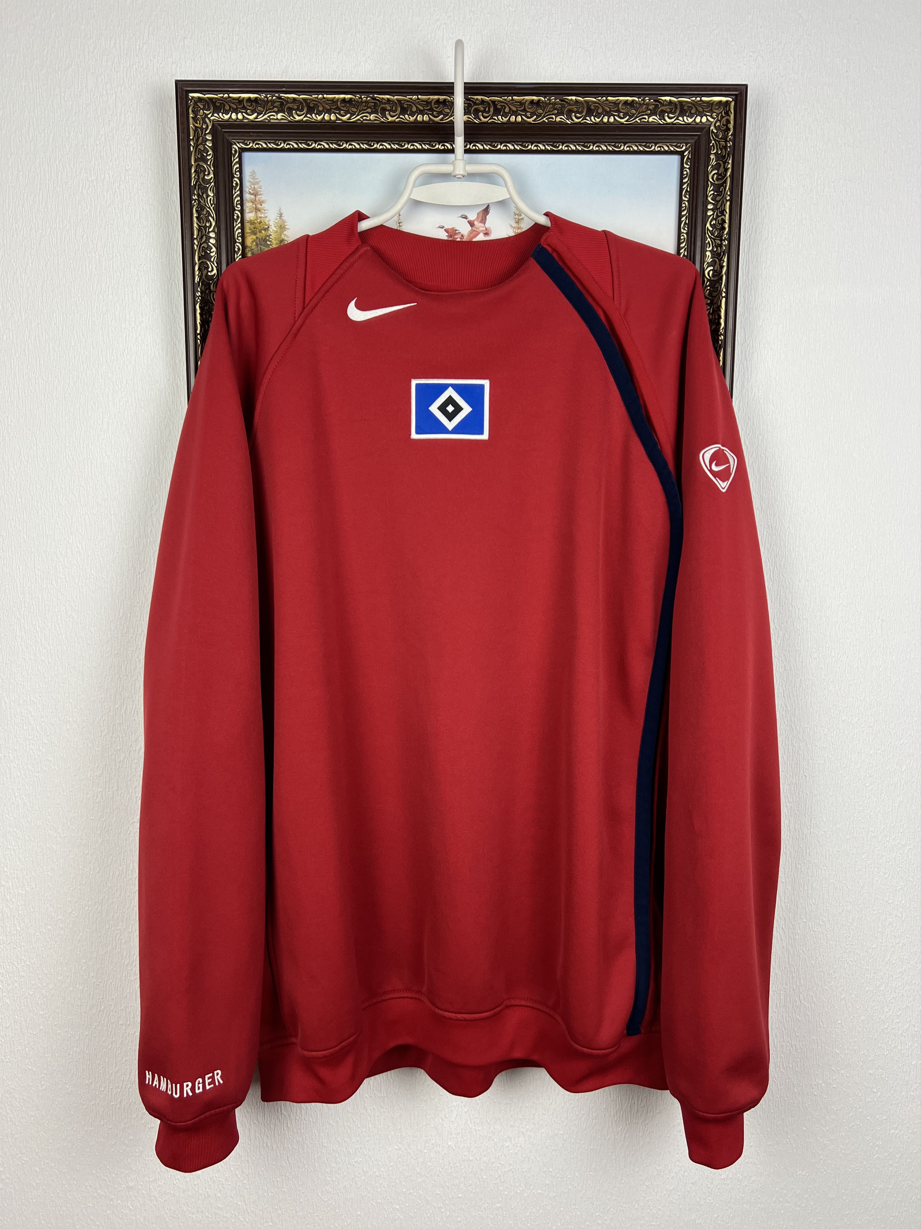 Nike Hamburg Football Sweatshirt Soccer Track Top Train Jacket Size US XL / EU 56 / 4 - 1 Thumbnail