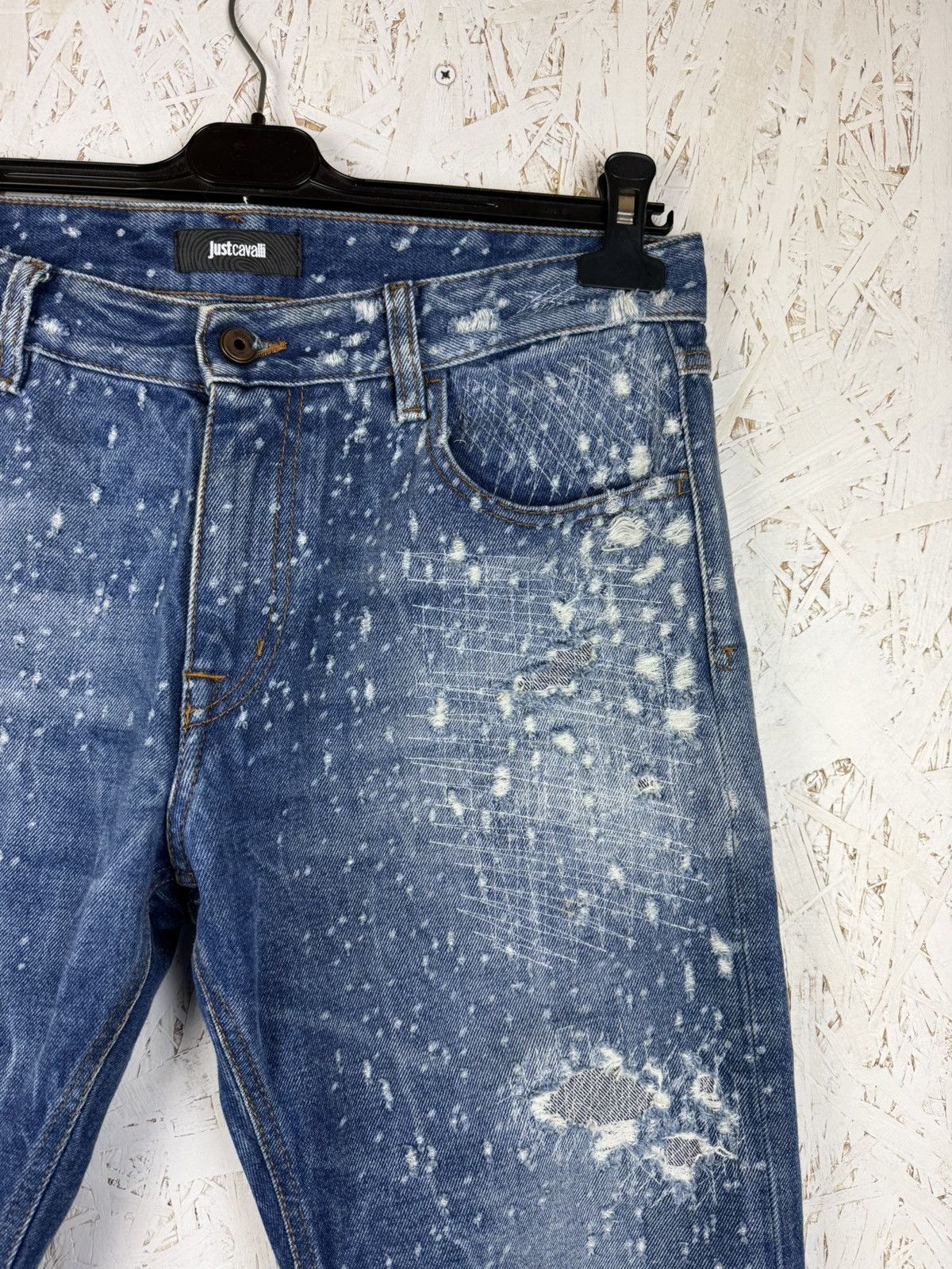 Just Cavalli Just Cavalli Destroyed Denim Jeans Pants Size 34 Size US 34 / EU 50 - 2 Thumbnail