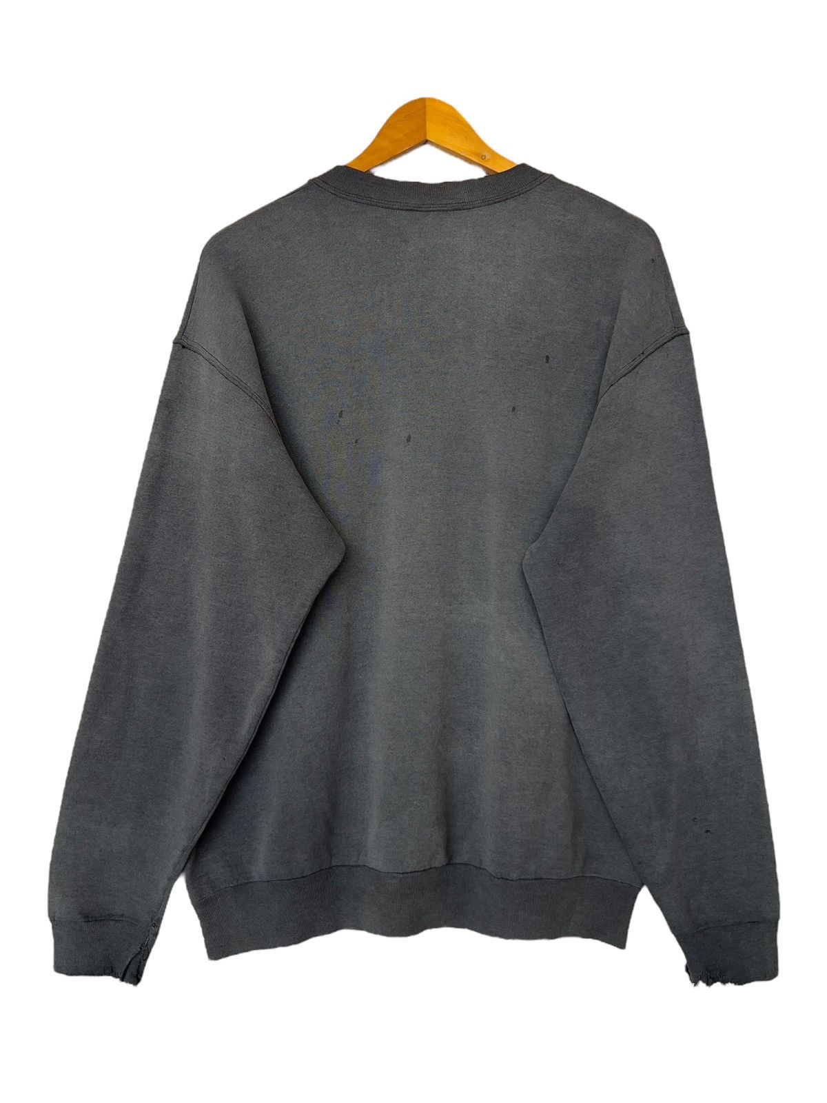 Band Tees Vintage Marilyn Manson Distressed Sunfaded Black Sweatshirt Size US L / EU 52-54 / 3 - 3 Thumbnail