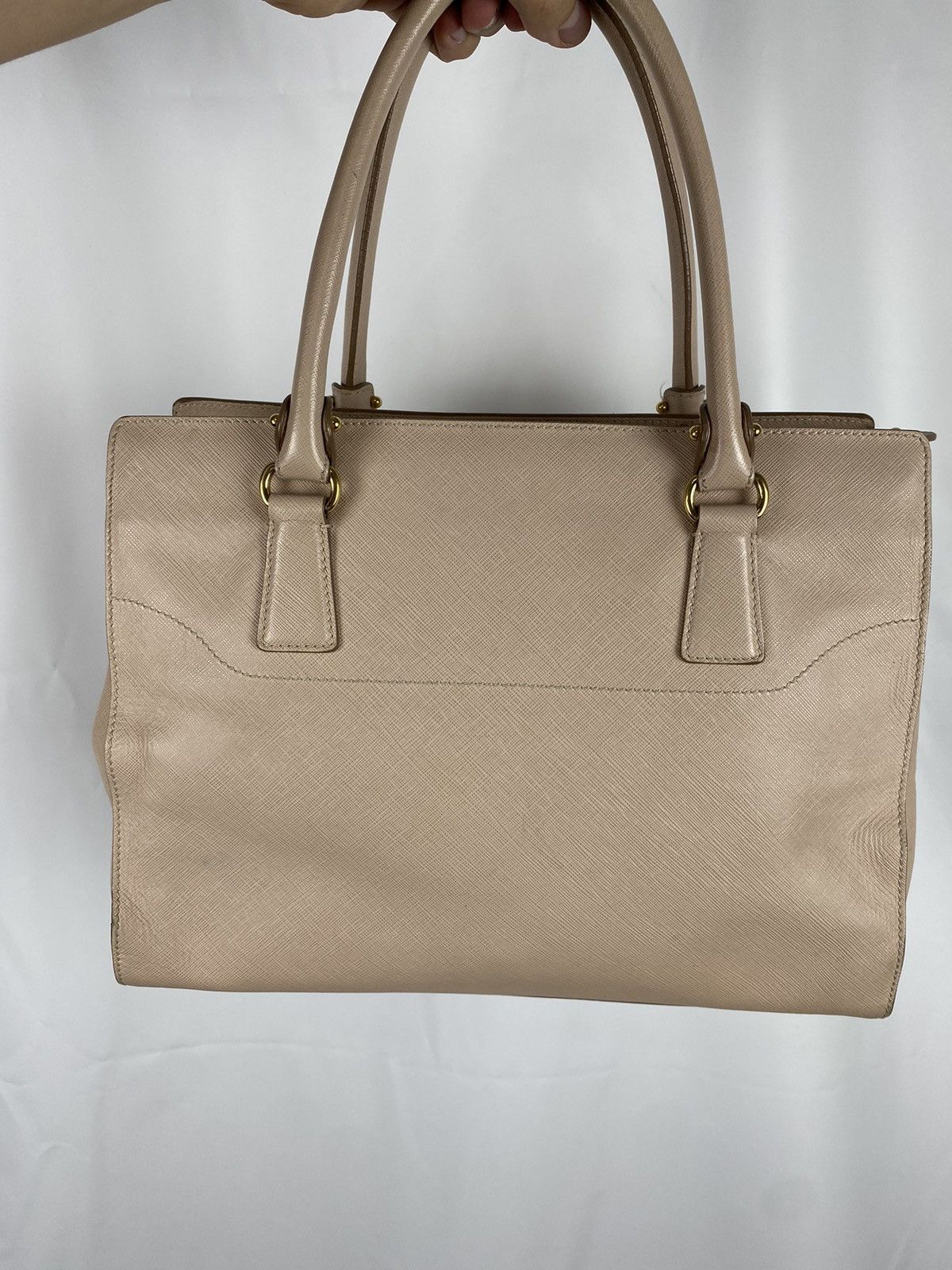 Salvatore Ferragamo Salvatore Ferragamo Becky Tote Bag Saffiano Leather Size ONE SIZE - 3 Thumbnail