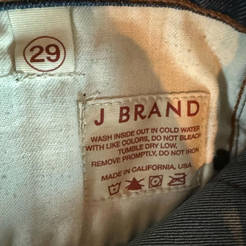 J Brand J Brand Low Rise Skinny Jeans Size 29 Tyro Medium Wash Size 29" - 8 Thumbnail