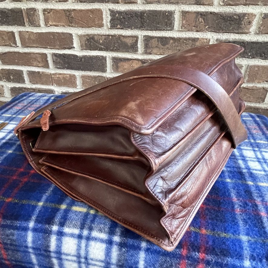Handmade RARE 1980s BREE GERMANY LEATHER BRIEFCASE BAG R$1598 Size ONE SIZE - 9 Thumbnail