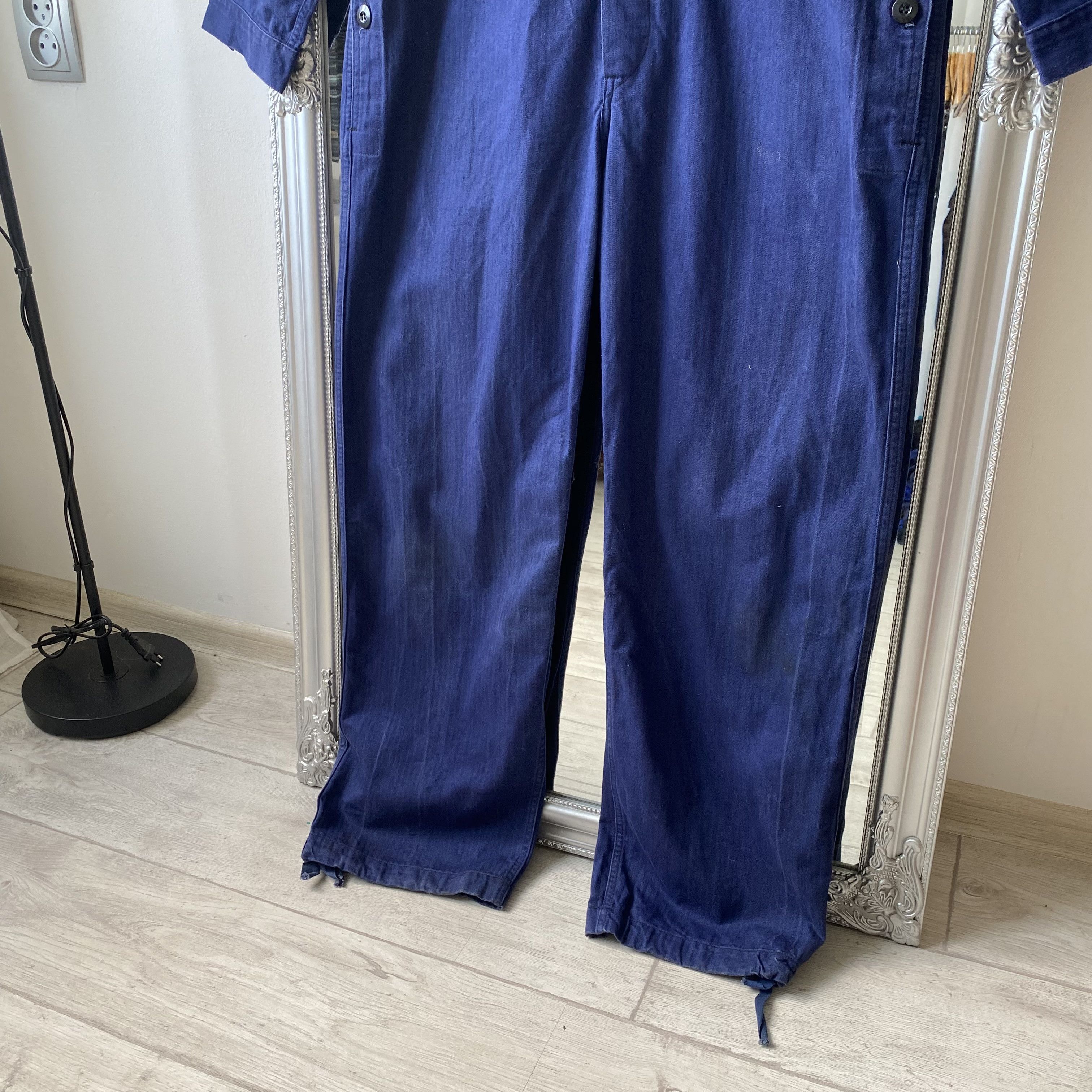 Le Laboureur ⚙️ Vintage Sanfor French Coverall Worker jumpsuit Vetra Size US 32 / EU 48 - 3 Thumbnail