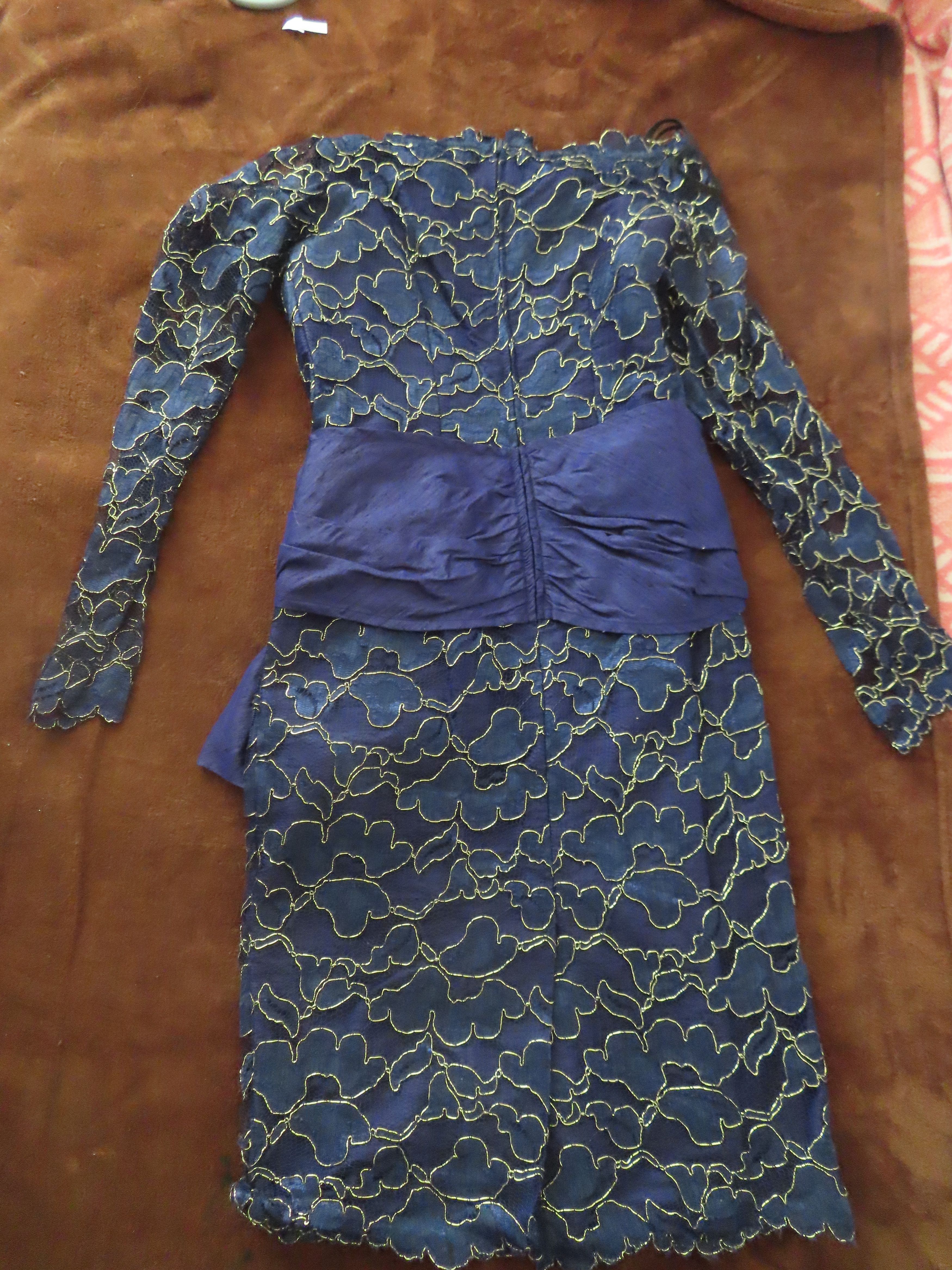 Designer × Vintage vintage rare pol' atteu silk evening dress sz 5/6 Size M / US 6-8 / IT 42-44 - 2 Thumbnail
