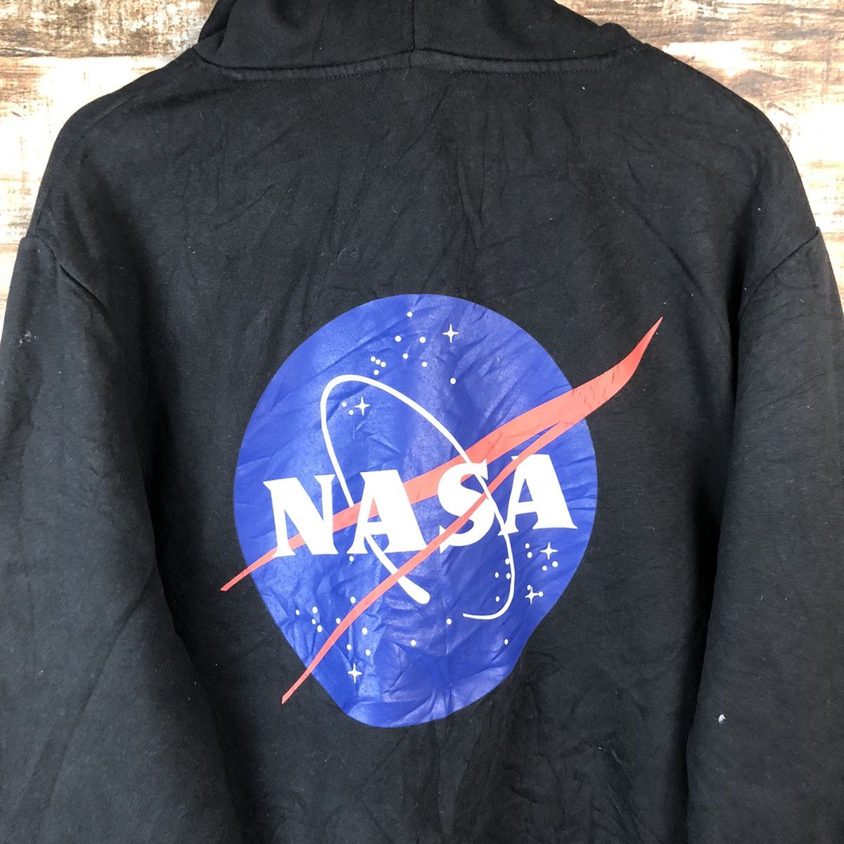 Nasa streetwear Black Hoodie #A2023
