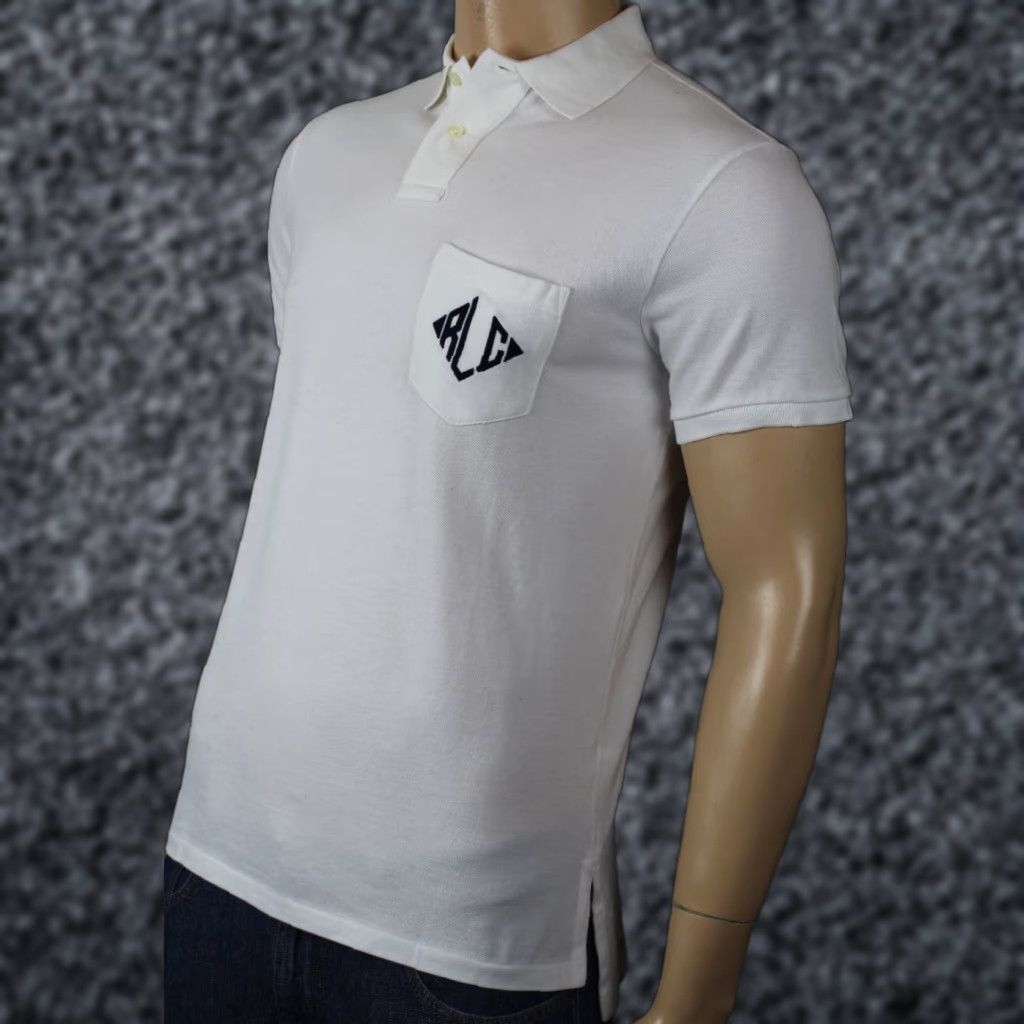Polo Ralph Lauren Polo Ralph Lauren White Custom Fit Pocket RLC Shirt NWT M Mens Polo Shirt White Pocket NWT Size US M / EU 48-50 / 2 - 1 Preview
