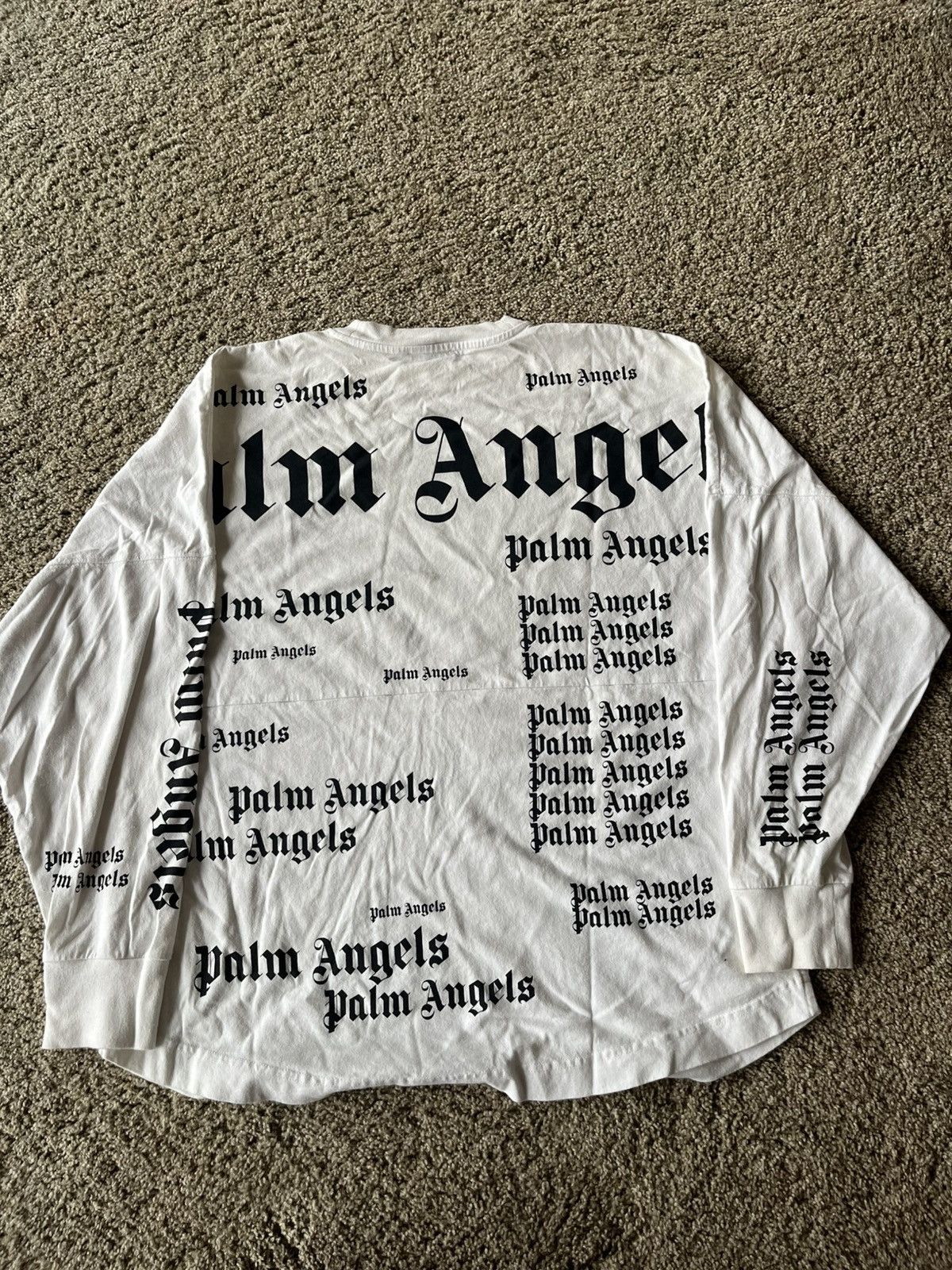 Palm Angels Palm Angels Long Sleeve Tee Size US S / EU 44-46 / 1 - 3 Thumbnail