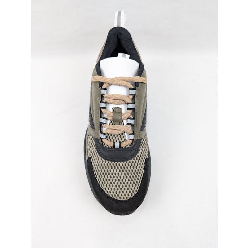 Dior o1rshd1 B22 Calfskin Mesh Sneakers in Khaki Size US 8 / EU 41 - 6 Thumbnail