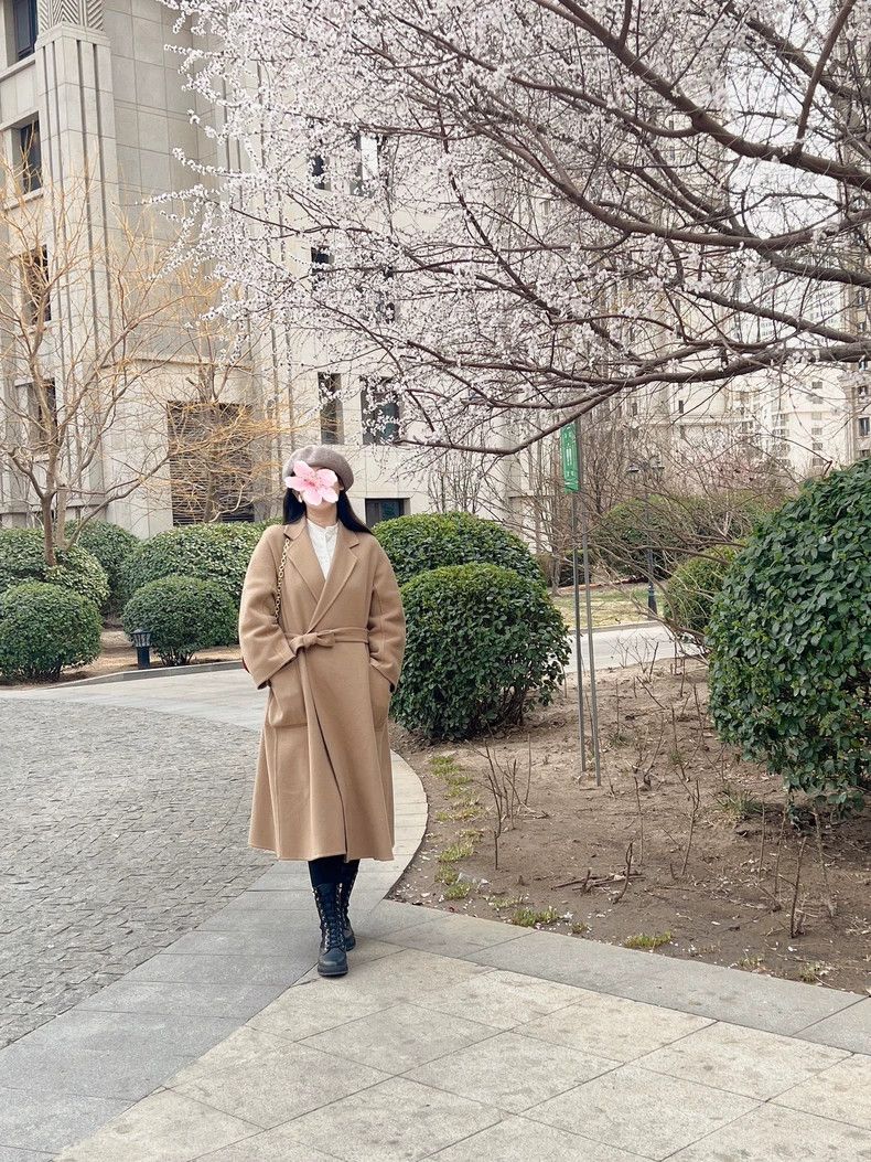 Max Mara Classic Camel Lab bor