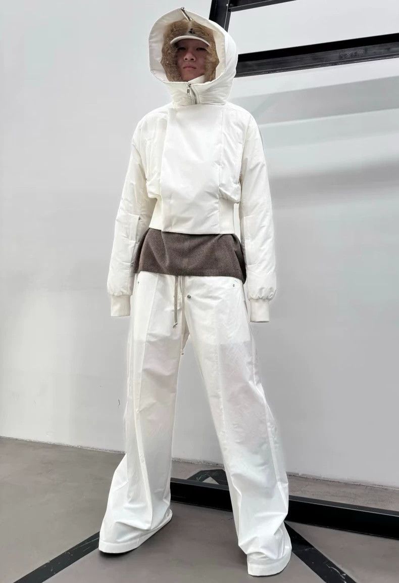 Rick Owens Rick Owens Down Jacket with Convertible Hood-2505 Size US S / EU 44-46 / 1 - 8 Thumbnail