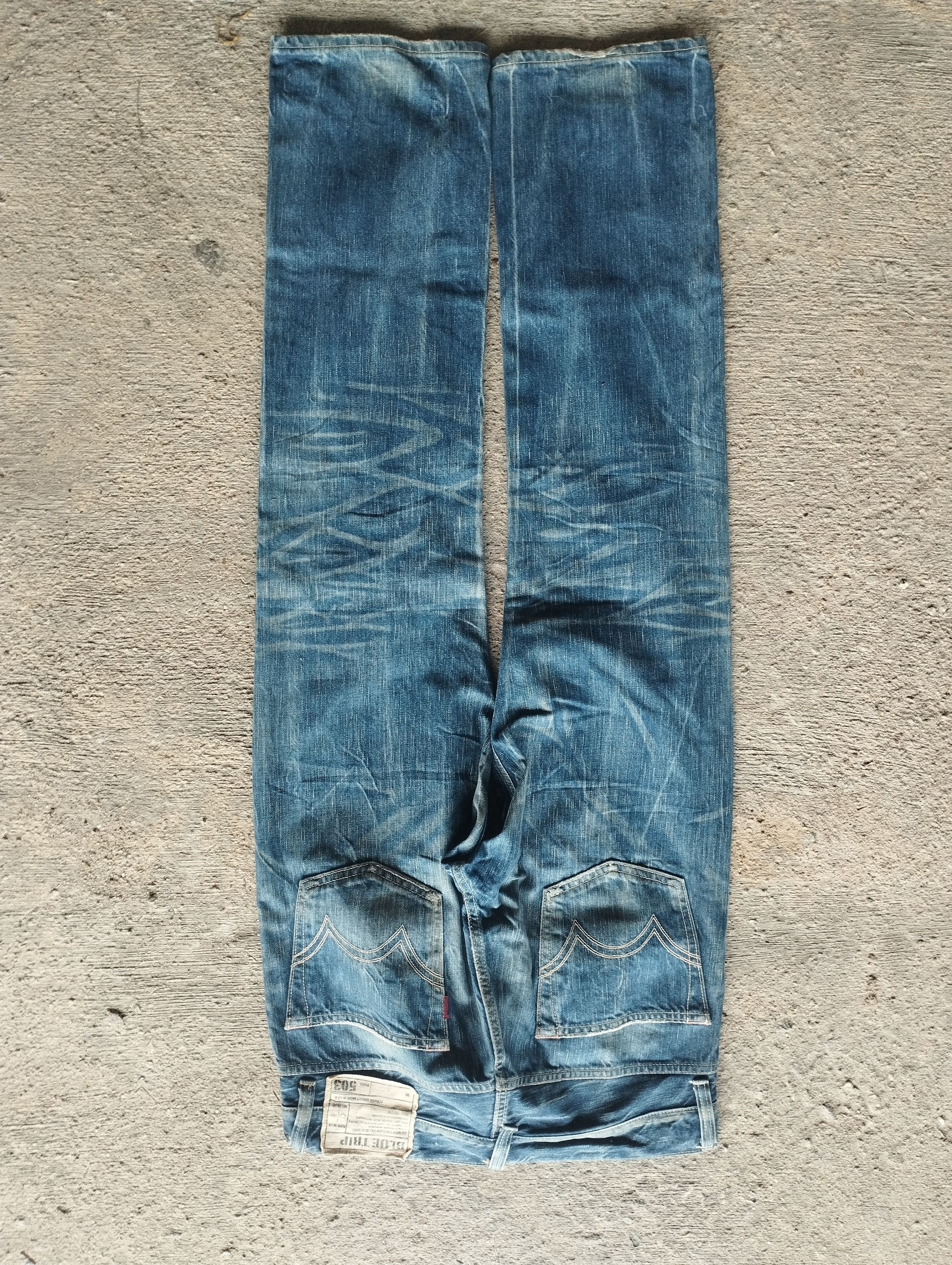 If Six Was Nine × Le Grande Bleu (L.G.B.) Edwin 503 Blue Trip Size US 34 / EU 50 - 4 Thumbnail