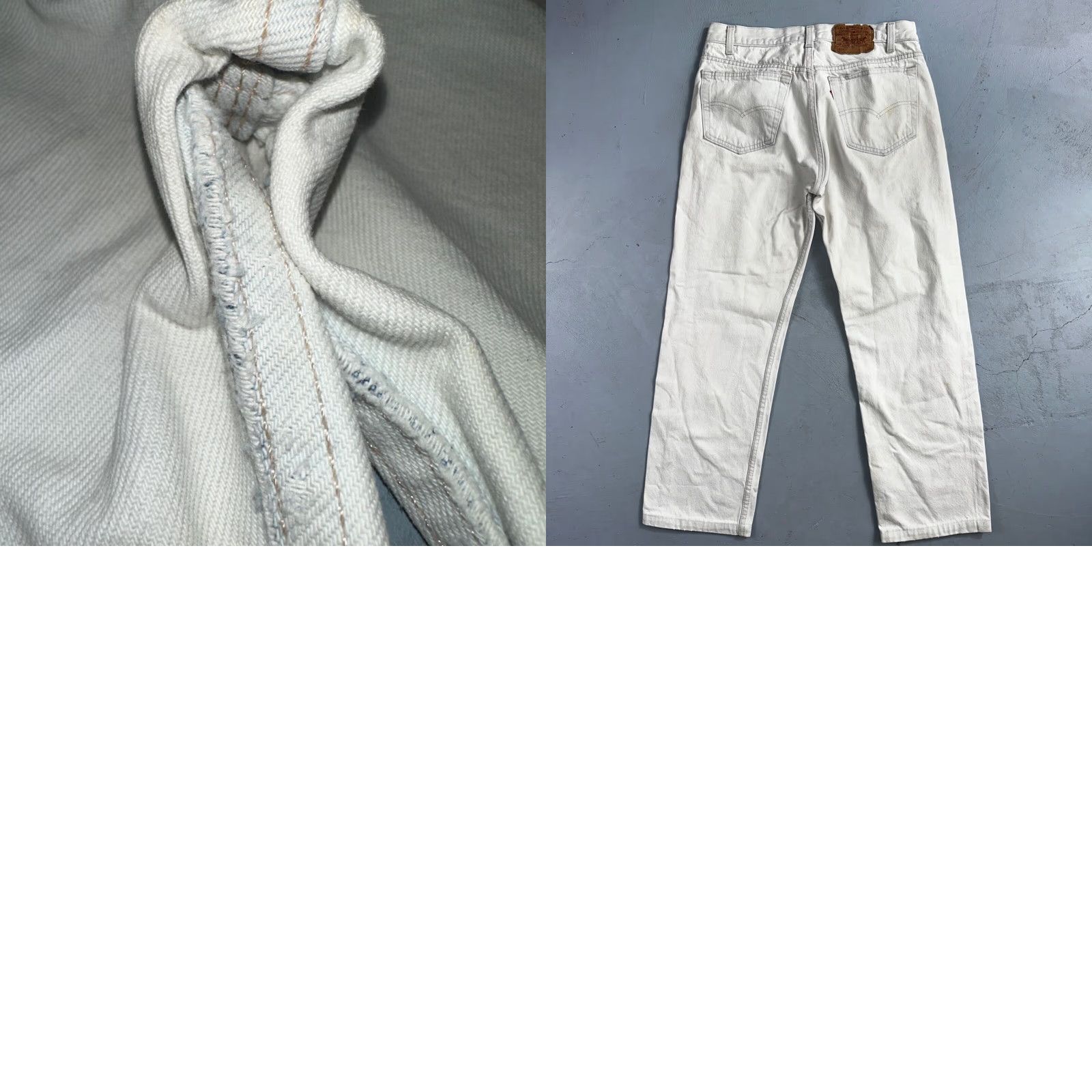 Levi's VINTAGE Levi's 501 Jeans 90s USA White Light Wash 32x30 30x26 Men Straight Classic Regular Denim Cotton Jeans Size US 32 / EU 48 - 10 Thumbnail