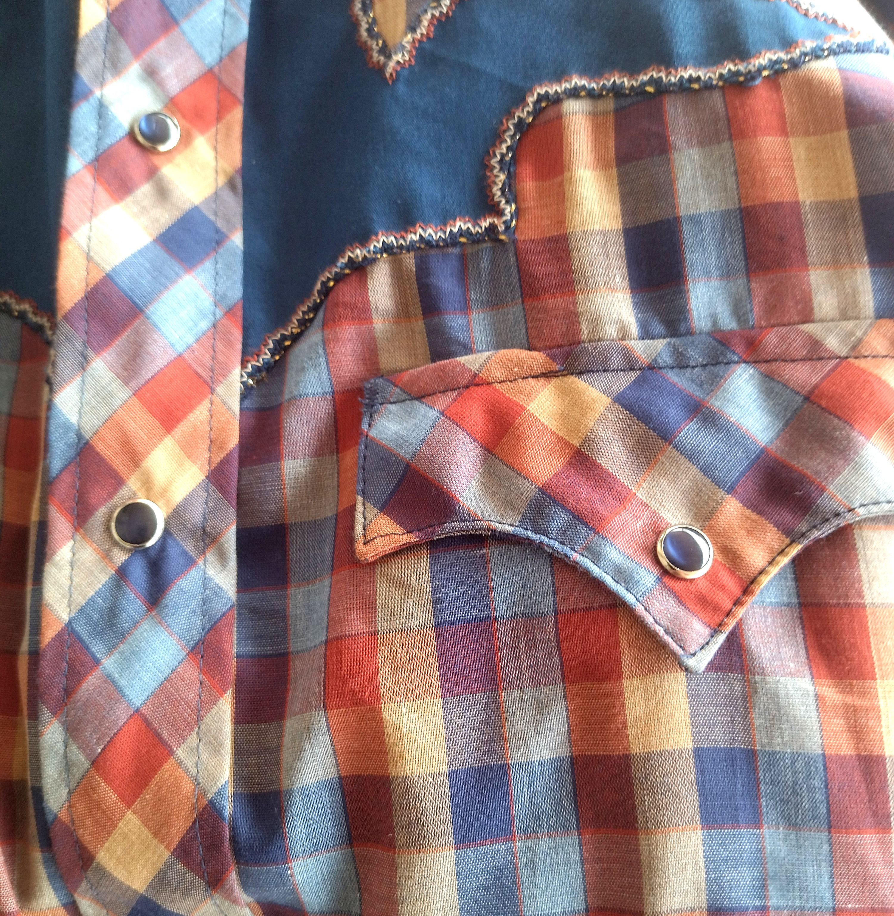 Vintage Vintage 70s Western Shirt Made in USA unbrand Size US S / EU 44-46 / 1 - 5 Thumbnail