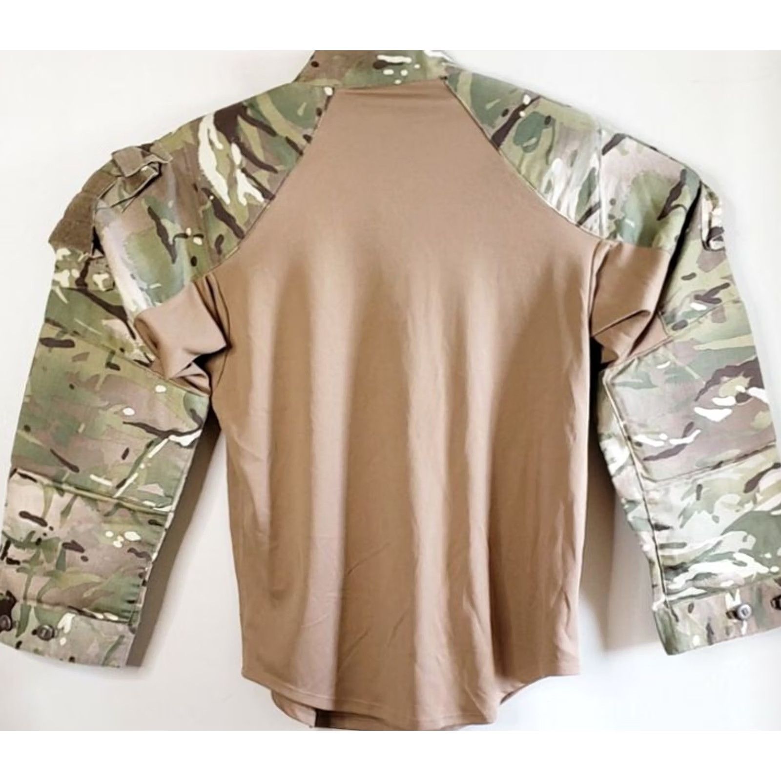 Vintage British Military Issue Men's M Tactical Camo Shirt Padded Elbows Shoulders Flag Size US M / EU 48-50 / 2 - 7 Thumbnail