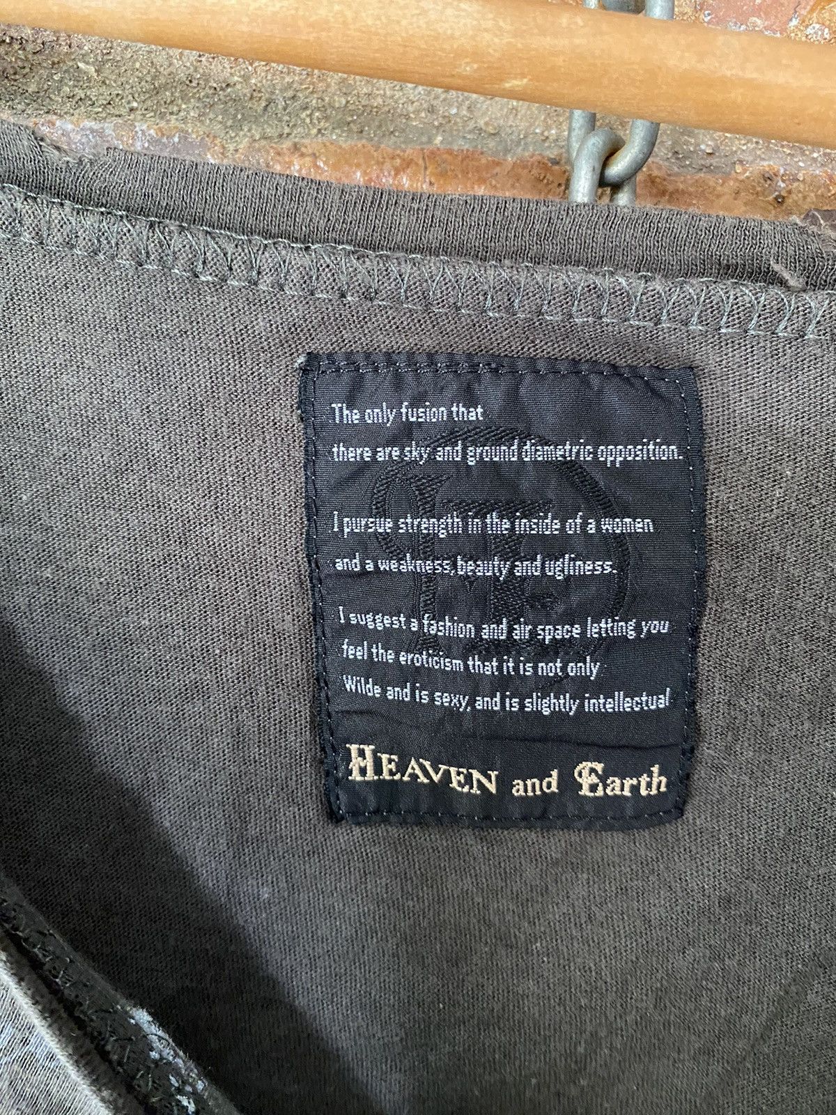 If Six Was Nine × Japanese Brand × Obelisk 2000s Earth and Heaven Japan UK Poem and destroy distressed Size S / US 4 / IT 40 - 16 Thumbnail