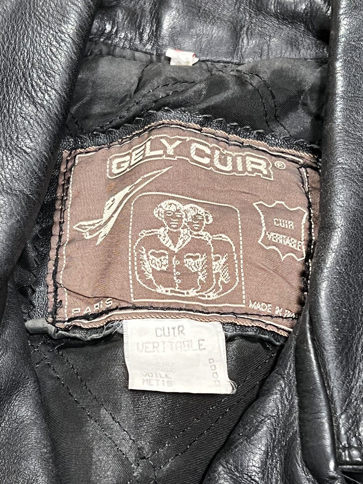 Vintage Vintage men’s leather motorcycle jacket Size US L / EU 52-54 / 3 - 5 Thumbnail