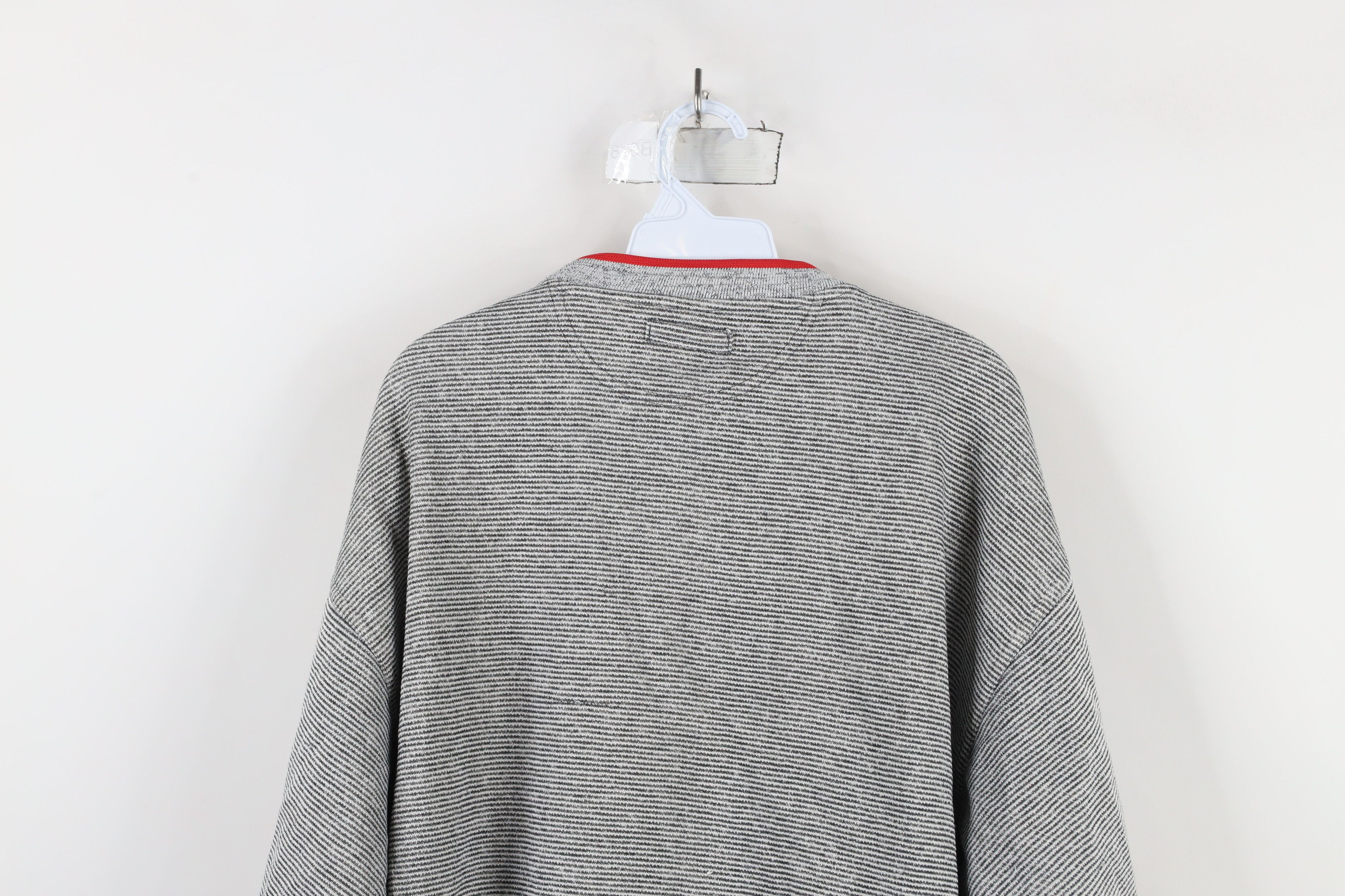 Vintage Vintage 90s Spell Striped Ohio State University Sweatshirt Size US XXL / EU 58 / 5 - 15 Thumbnail