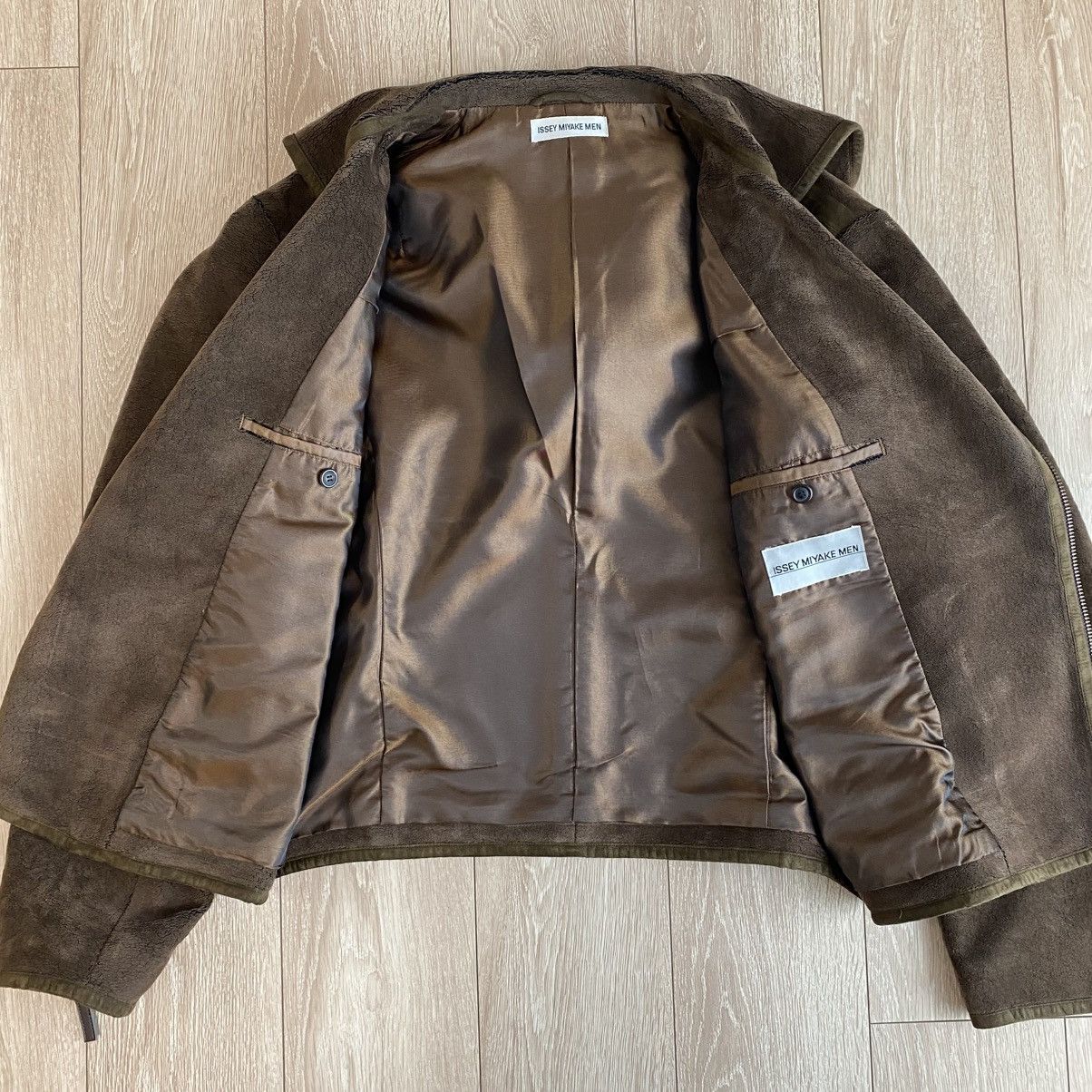 Issey Miyake ISSEY MIYAKE 90s Archive Riders Jacket Size US L / EU 52-54 / 3 - 3 Thumbnail