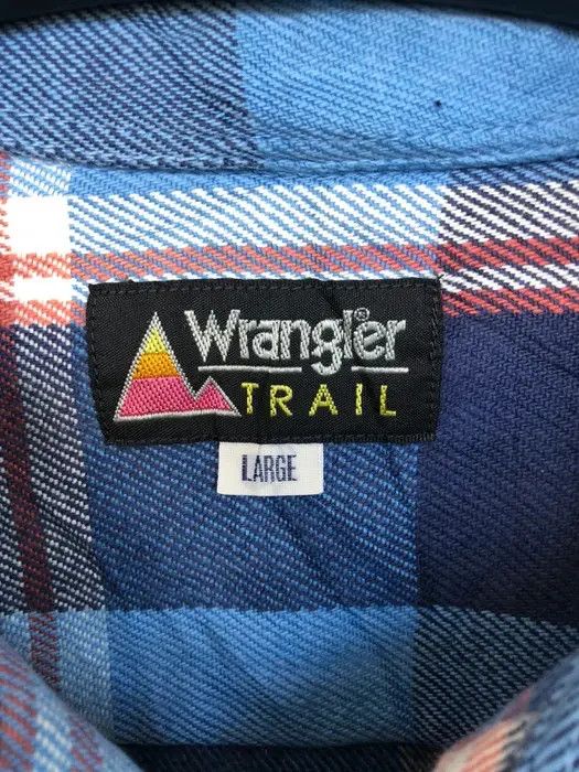 Wrangler Vintage Wrangler Plaid Tartan Flannel Shirt 👕 Size US L / EU 52-54 / 3 - 3 Thumbnail