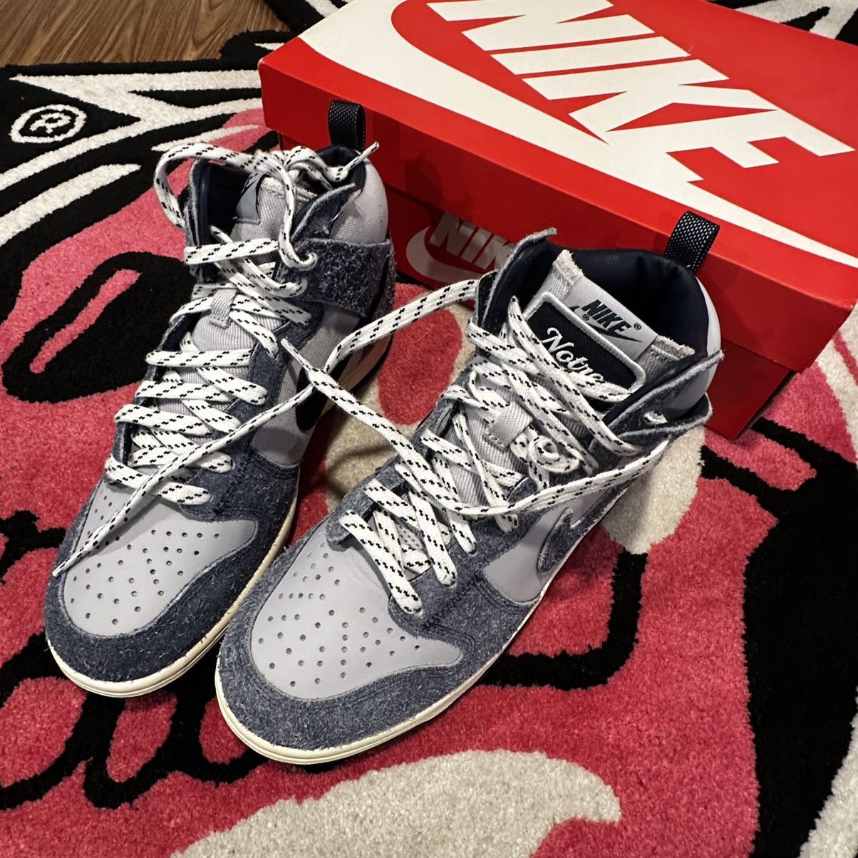 Nike Nike Dunk High AB Notre Midnight Navy Size US 8 / EU 41 - 1 Thumbnail