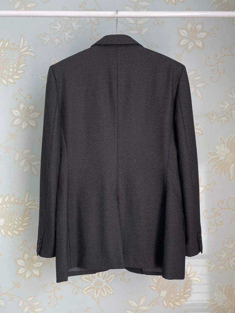 Yohji Yamamoto Yohji Yamamoto size m Gray blazer 2504-Nextarrow Size 36R - 3 Thumbnail