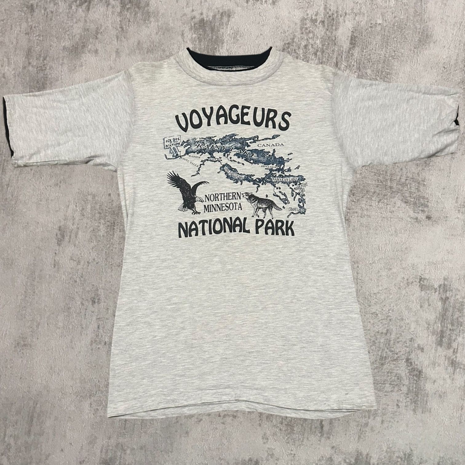 Vintage 90s Minnesota Voyageurs National park tee Size US L / EU 52-54 / 3 - 1 Thumbnail