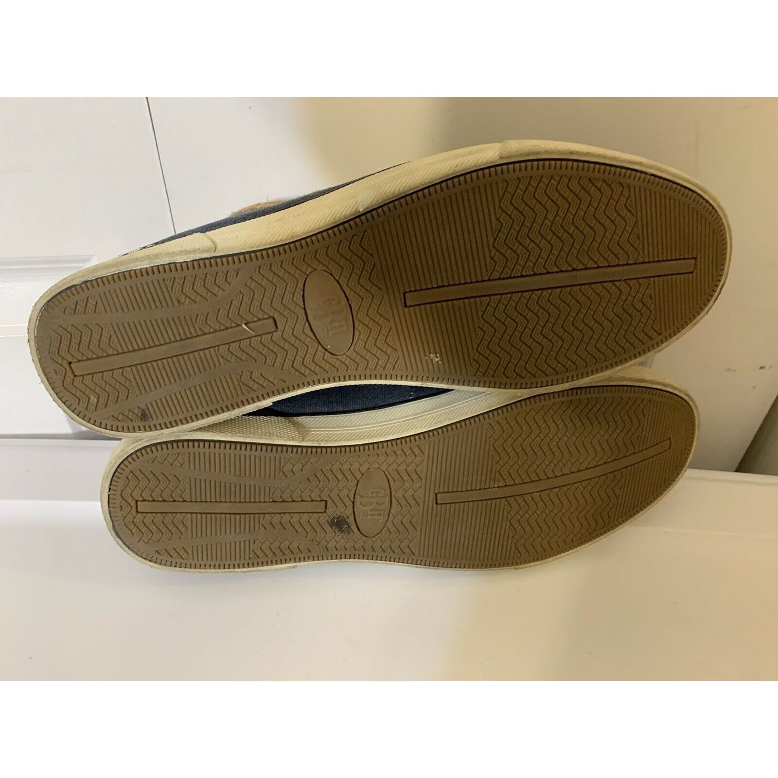 G.H. Bass & Co. G H Bass Olsen Penny Loafer Shoe Men’s Sz 10 1/2 D Blue Tan Size US 10.5 / EU 43-44 - 9 Thumbnail