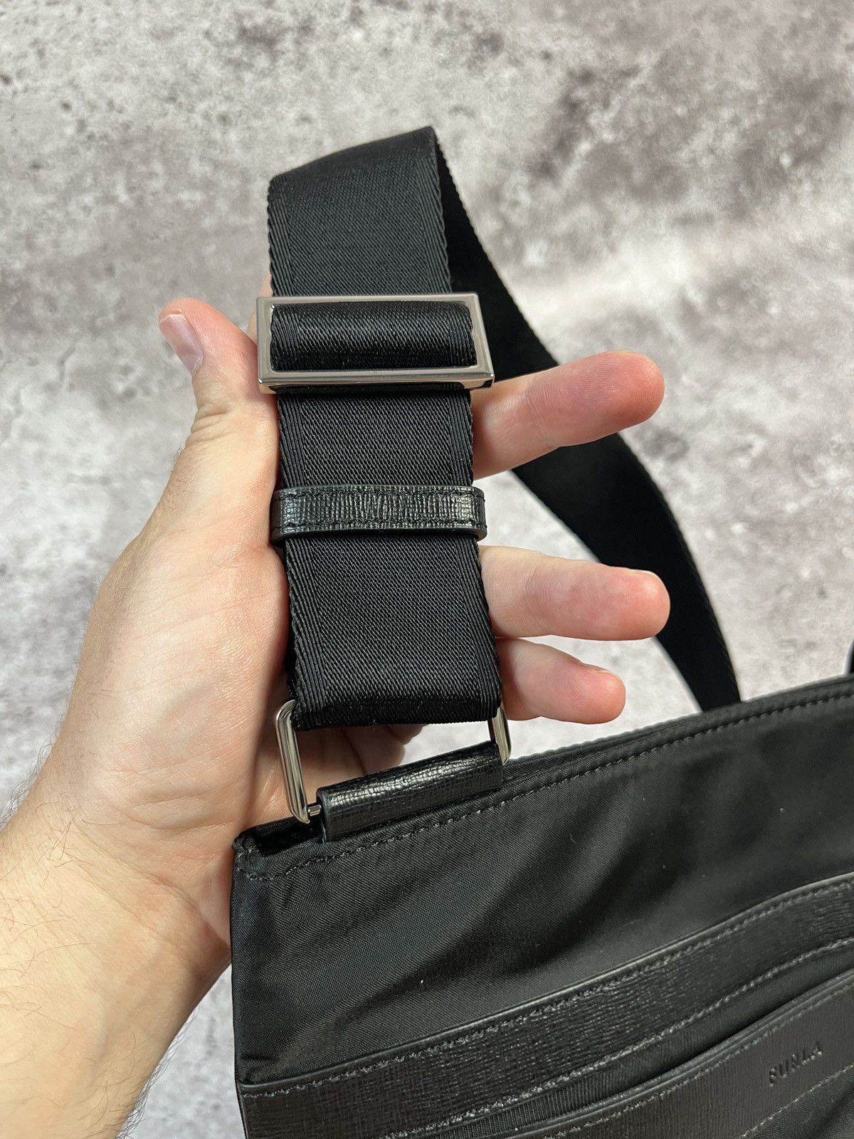 Furla NEW! Furla Sling/Shoulder Nylon/Leather Bag Size ONE SIZE - 18 Thumbnail