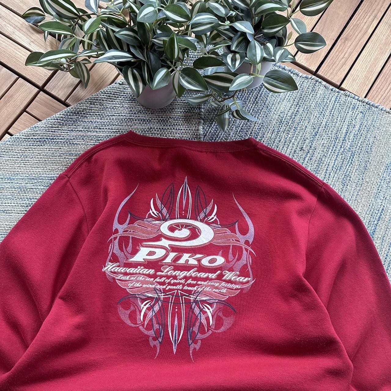 Designer Vintage Y2K Piko Surfcore Logo Baggy Sweatshirt Size US XL / EU 56 / 4 - 3 Thumbnail